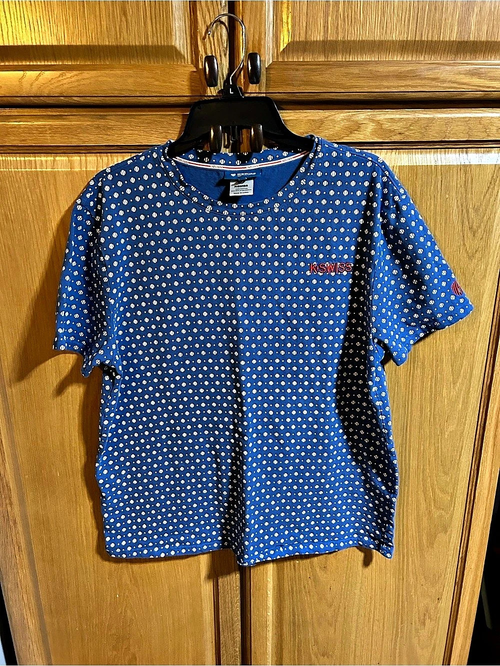 K-SWISS Men's Cotton Graphic Tee Large Like New